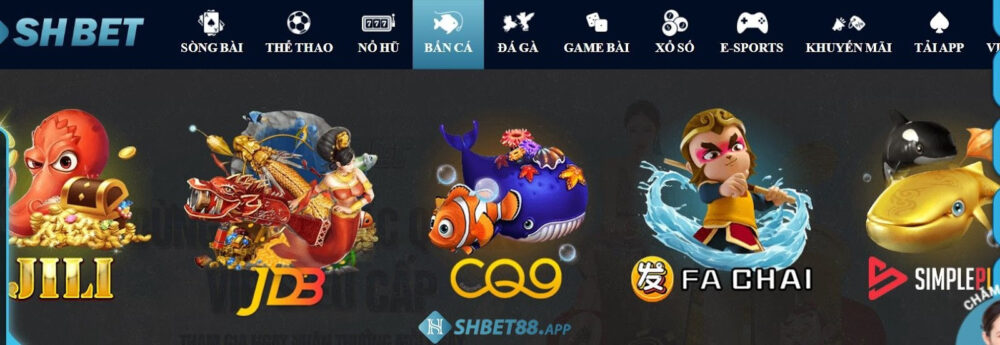 Bắn cá Shbet có gì hot?