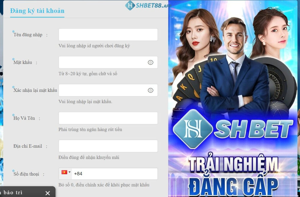 Đăng ký Shbet như thế nào?