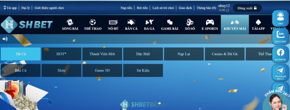 Những khuyến mãi hot nhất tại Shbet